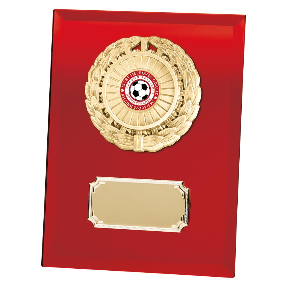 Mirage Multi-Sport Mirror Plaque Red -CR19513