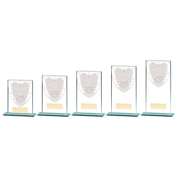 Millennium Badminton Jade Glass Award - CR20369
