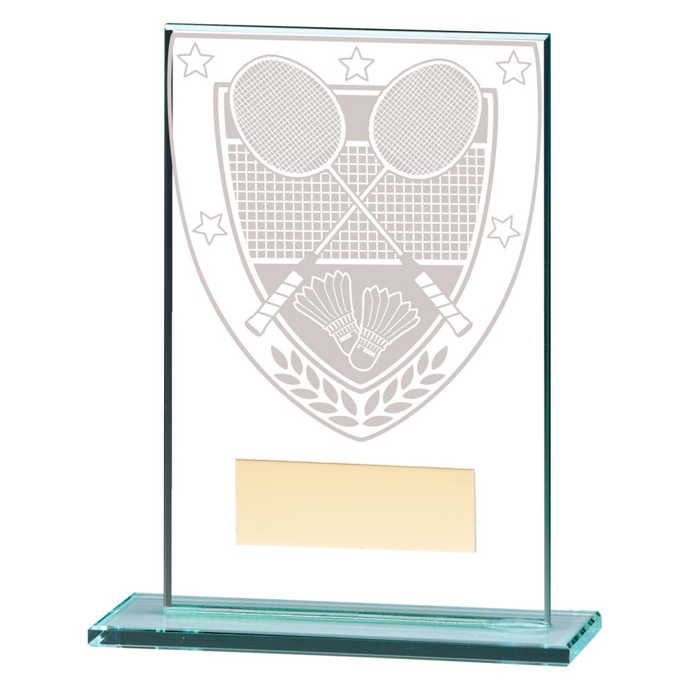 Millennium Badminton Jade Glass Award - CR20369