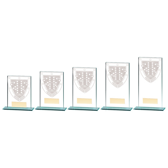 Millennium Dominoes Jade Glass Award - CR20374