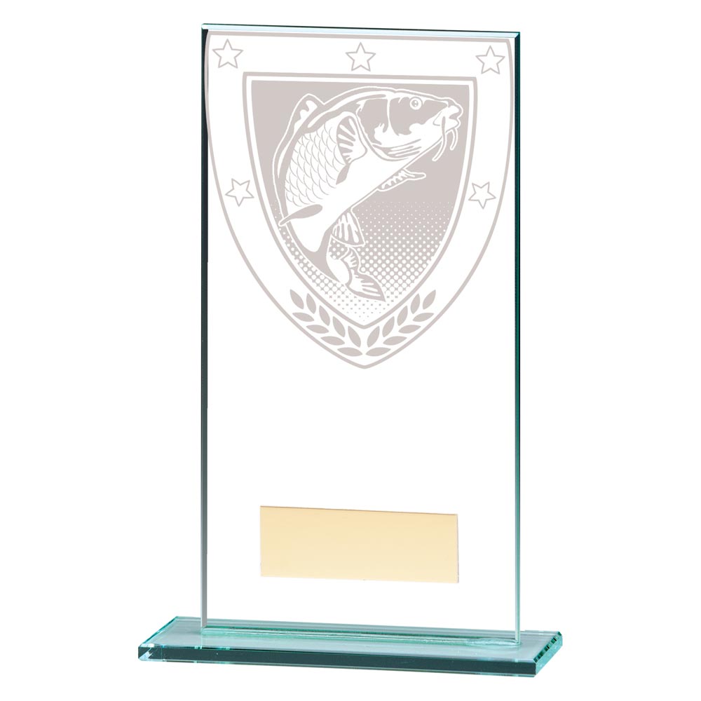 Millennium Fishing Jade Glass Award - CR20376
