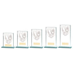 Millennium Football Jade Glass Award  - CR20378