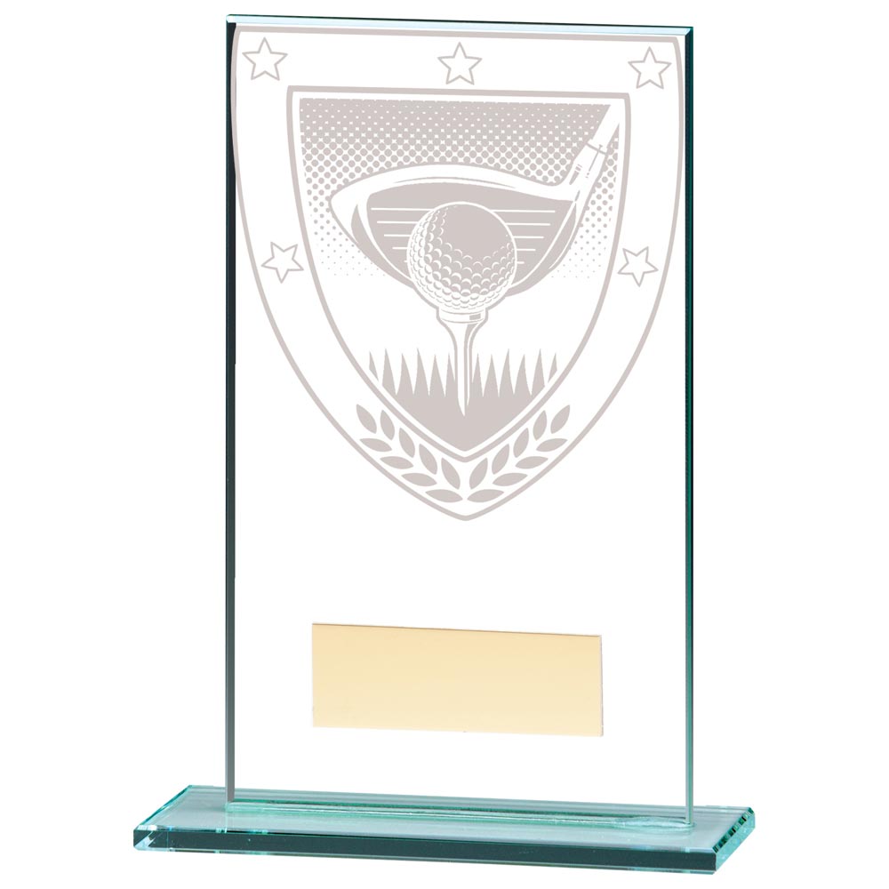 Millennium Golf Jade Glass Award - CR20379
