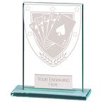 Millennium Poker Jade Glass Award - CR20387