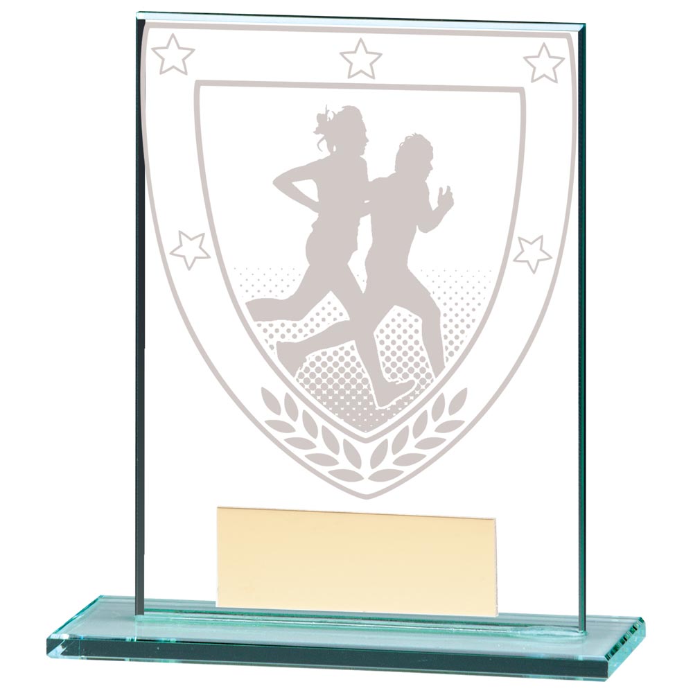 Millennium Running Jade Glass Award   -CR20390