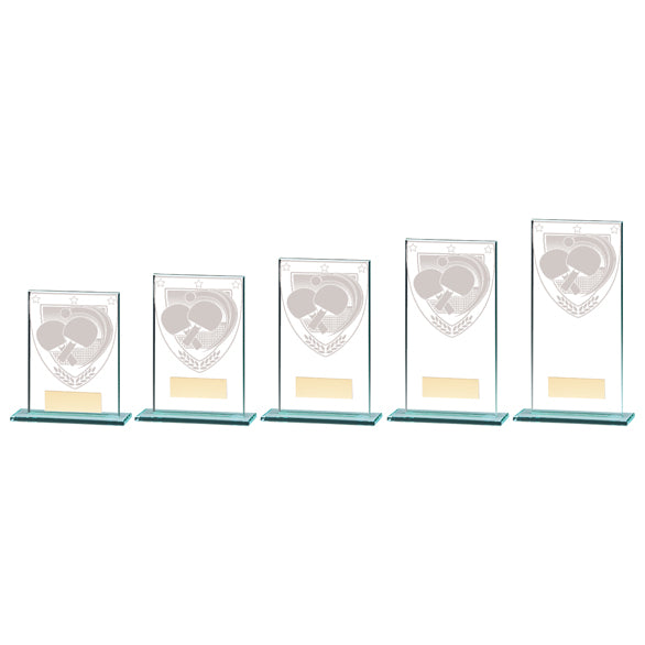 Millennium Table Tennis Jade Glass Award -CR20392