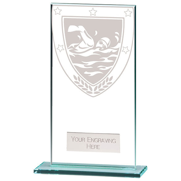 Millennium Swimming Jade Glass Award -CR20592