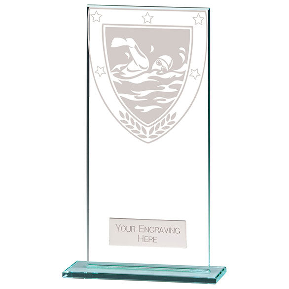 Millennium Swimming Jade Glass Award -CR20592