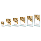 Mustang Rugby Jade Glass Award - CR22206
