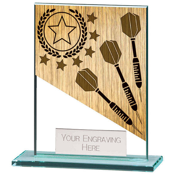 Mustang Darts Jade Glass Award - CR22208