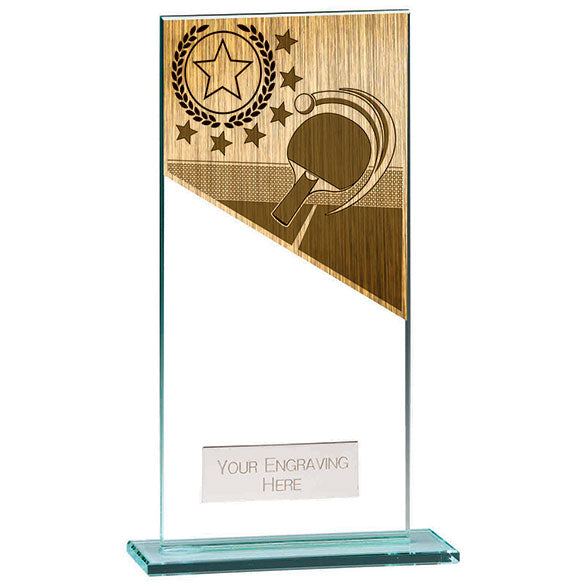 Mustang Table Tennis Jade Glass Award -CR22217