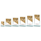 Mustang Tennis Jade Glass Award - CR22219