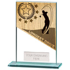 Mustang Longest Drive Jade Glass Award -CR22226