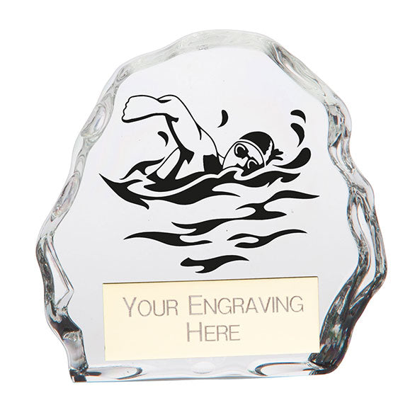 Mystique Swimming Glass Award -CR22250