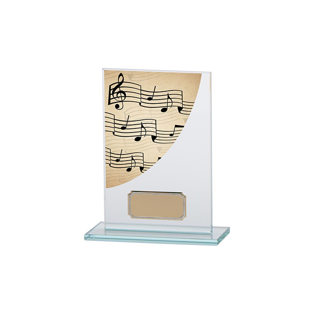 Colour Curve Music Jade Glass Award - CR4763