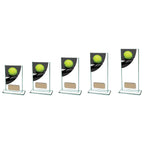 Colour Curve Tennis Jade Glass Award - CR4843