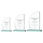 Jade Impulse Wave Glass Award -CR7179