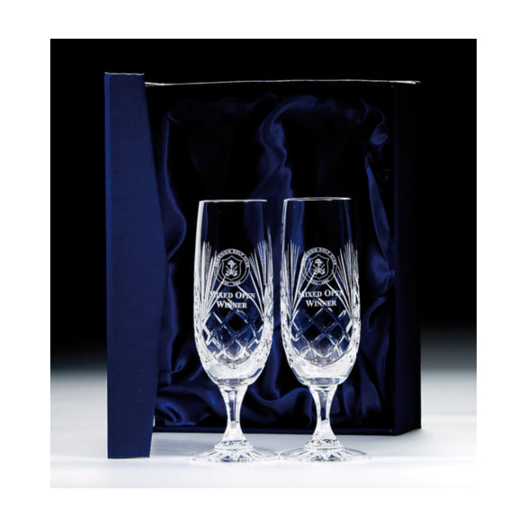 Lindisfarne Orco Crystal Champagne Glasses -CR7205