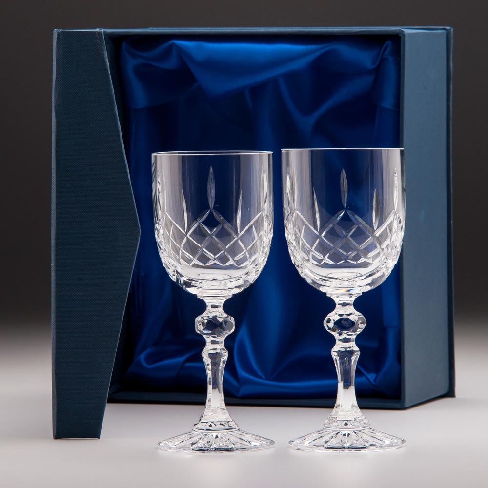 Lindisfarne Suna Crystal Wine Glasses -CR7206