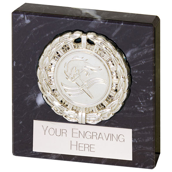 Tribute Nero Marble Award Silver - M22606