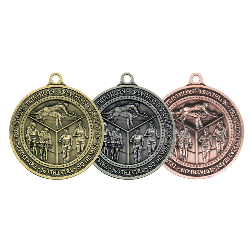 Olympia Triathlon Antique Medal - MM17012