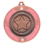 Glitter Star Medal Pink - MM17148