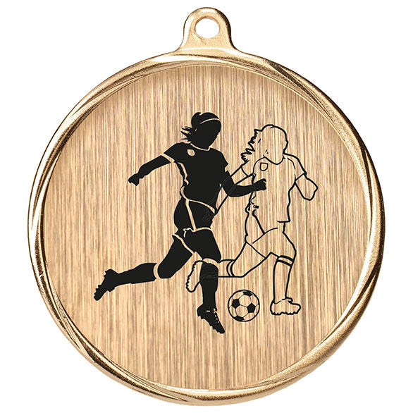 Aurum Female Football Medal - MM22584
