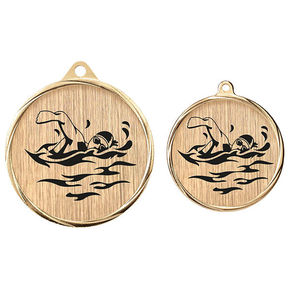 Aurum Swimming Medal Gold - MM22598