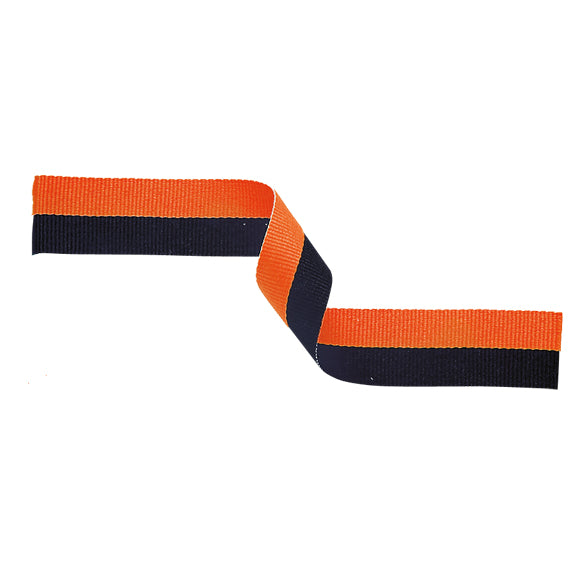 Medal Ribbon Orange & Black-MR16000