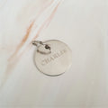 25mm Nickel Plated Pet Tag