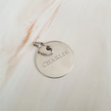 25mm Nickel Plated Pet Tag