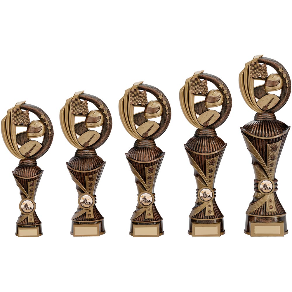 Renegade Motorsport Heavyweight Award Antique Bronze & Gold - PX17260