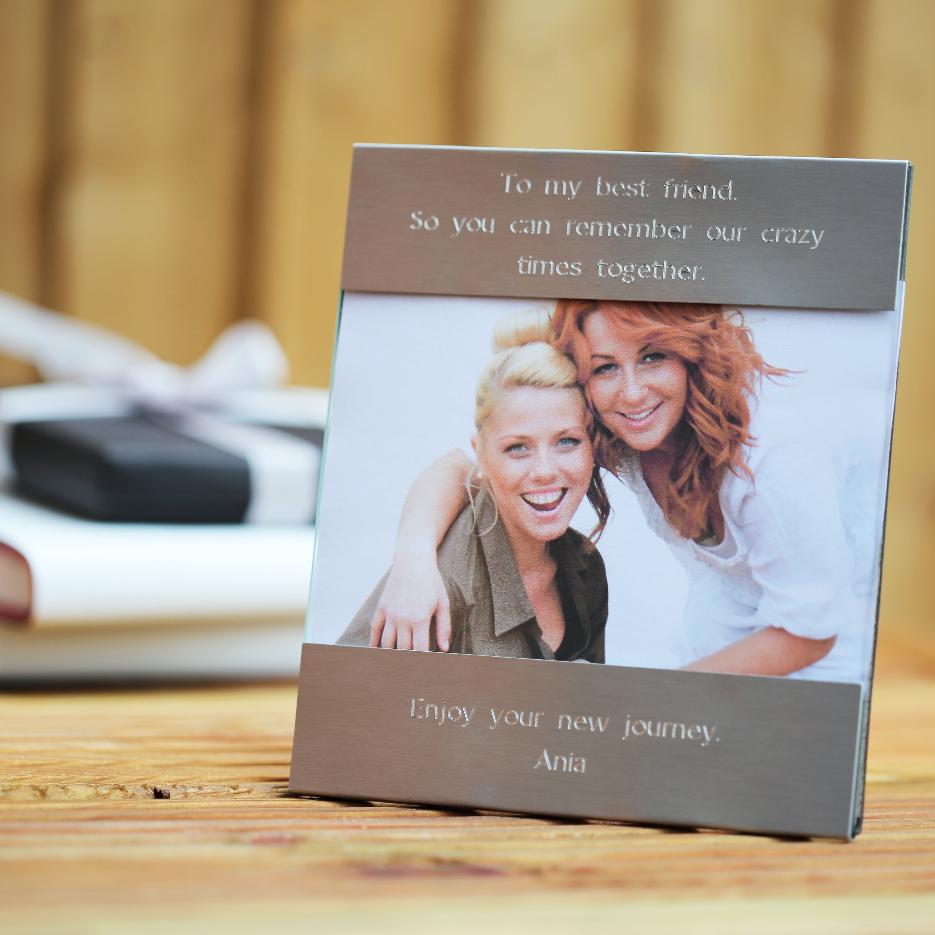 Stainless Steel Engraved Frame