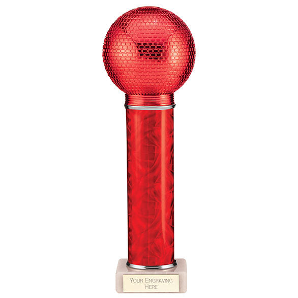 Disco Inferno Tube Trophy Red-TA22128