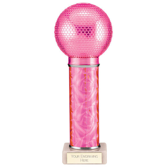 Disco Inferno Tube Trophy Pink  -TA22132