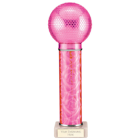 Disco Inferno Tube Trophy Pink  -TA22132