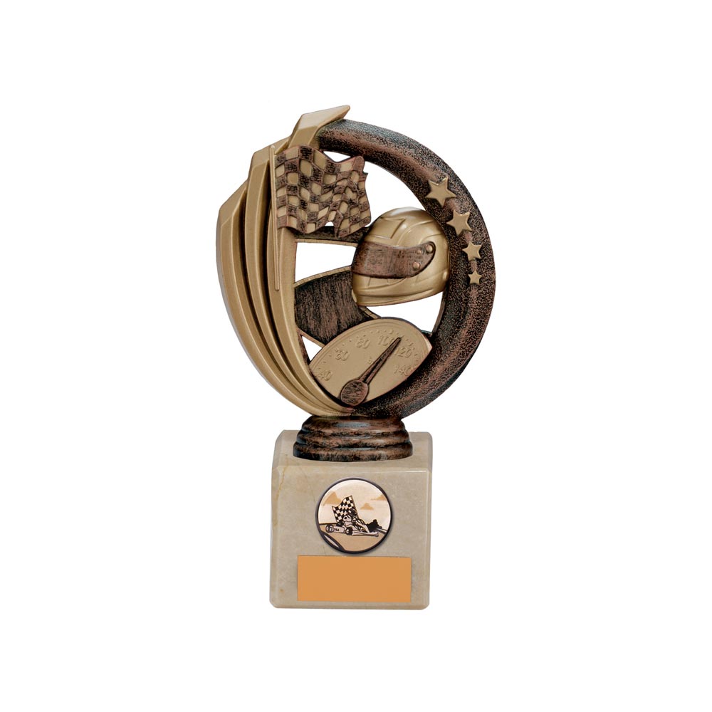 Renegade Motorsport Legend Award Antique Bronze & Gold - TH17260