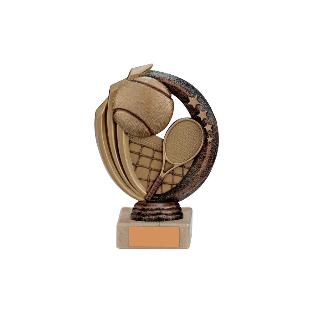 Renegade Tennis Legend Award Antique Bronze & Gold -TH17263
