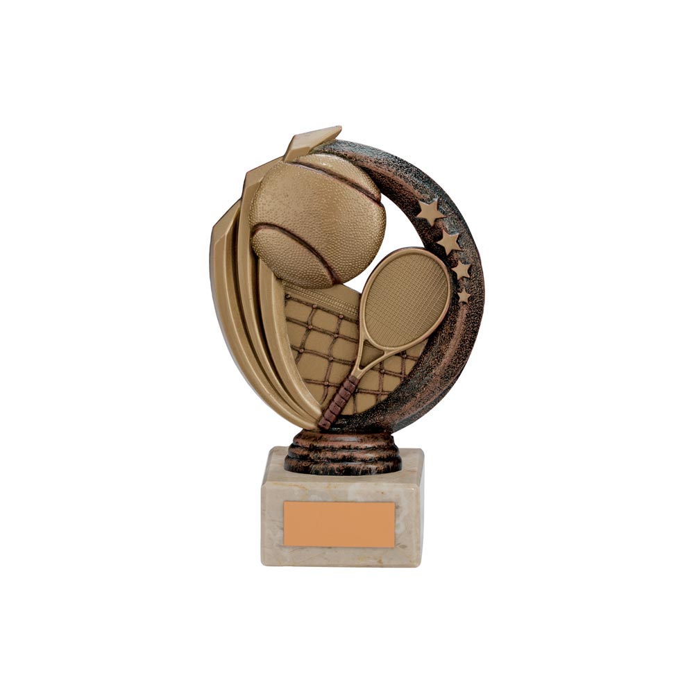 Renegade Tennis Legend Award Antique Bronze & Gold -TH17263
