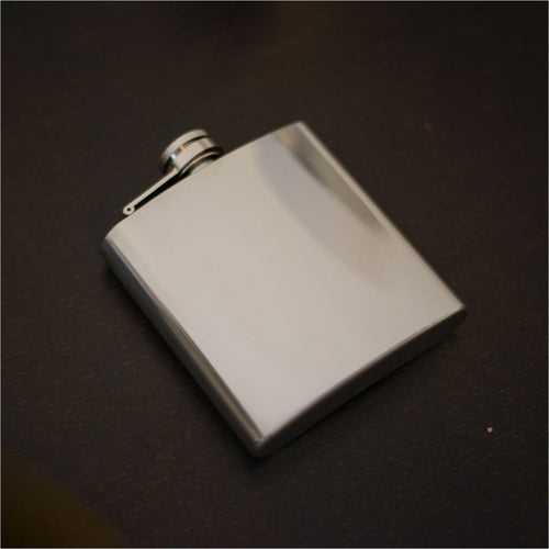 6oz Shiny Hipflask In Gift Box
